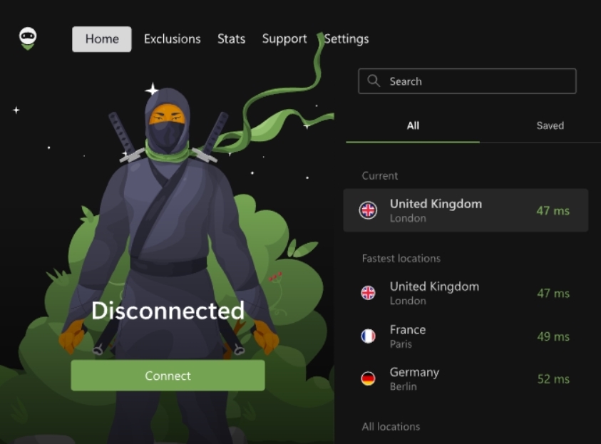Скорость соединения AdGuard VPN