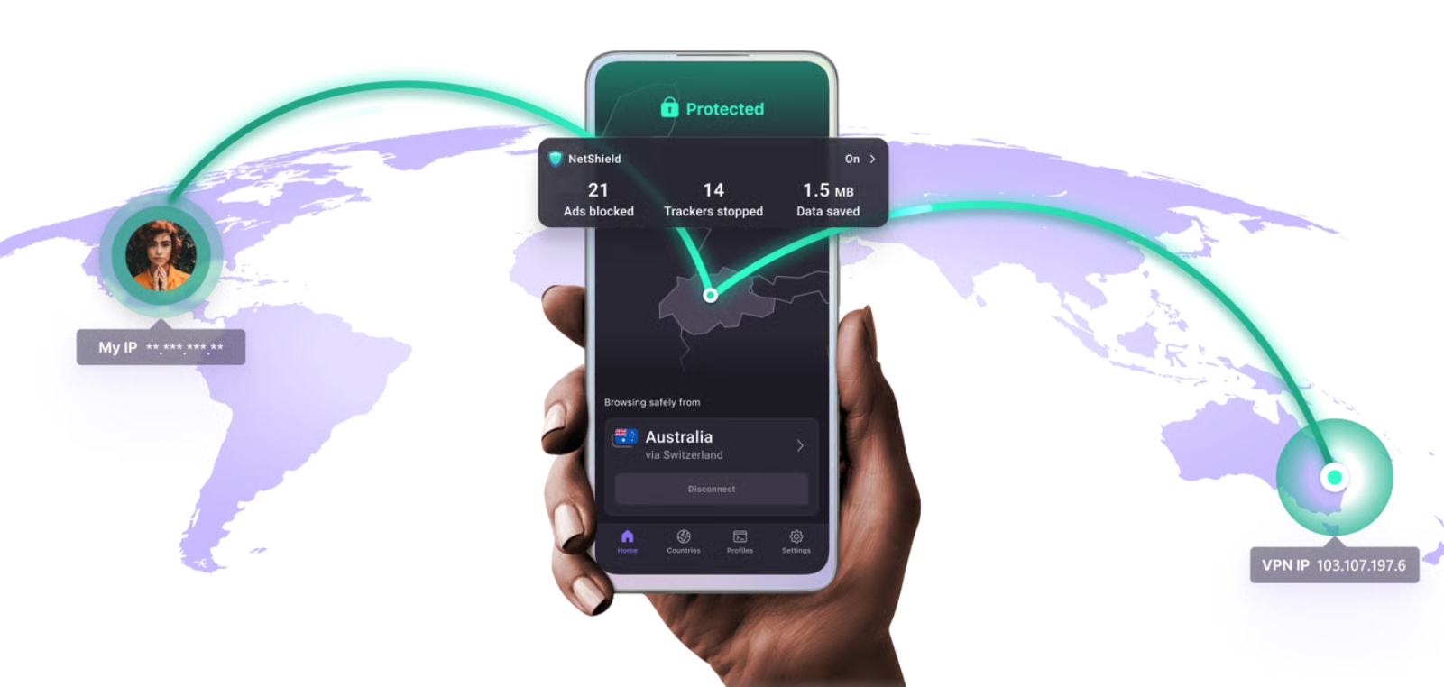 Скорость серверов ProtonVPN