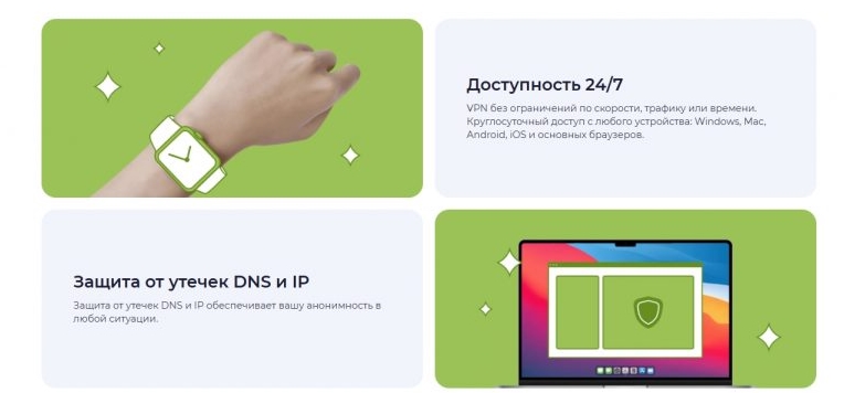 Доступность Planet VPN